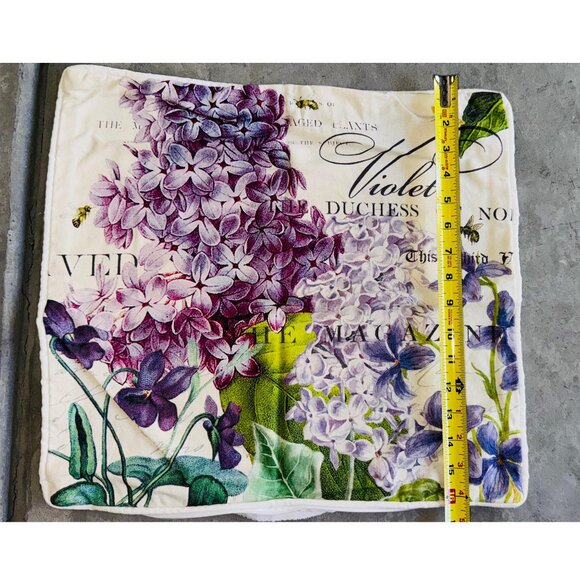 Michel Design Works Spring Square Pillow Covers, Cushion Cover for Car, Bed - Picture 2 of 4